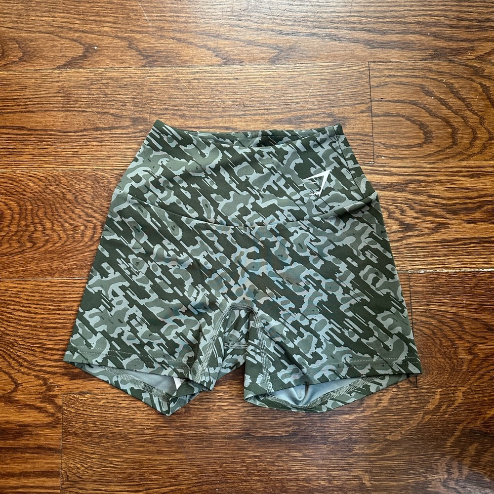 Camo Green Shorts Gymshark